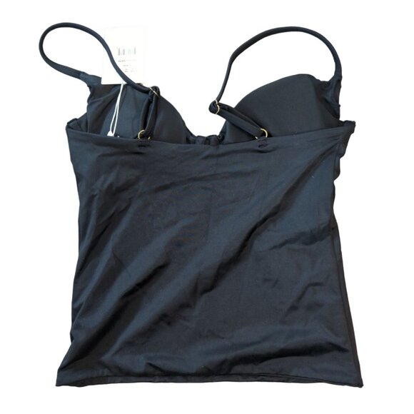 Andie Swim The Canary Tank Top Black Eco Nylon Size XS - Picture 3 of 7